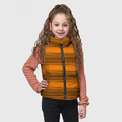 Детский жилет Текстура бревна горизонтальные, цвет: 3D-красный — фото 2