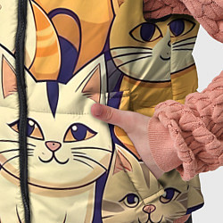 Детский жилет Кошачий принт от нейросети, цвет: 3D-черный — фото 2