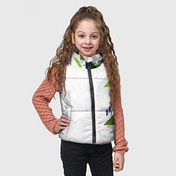 Детский жилет Геометрическая абстракция вектор, цвет: 3D-красный — фото 2