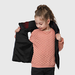 Детский жилет Красная бесконечность, цвет: 3D-черный — фото 2