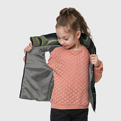 Детский жилет Объемная темная текстура, цвет: 3D-светло-серый — фото 2
