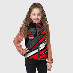 Детский жилет Митсубиси - красный спортивный, цвет: 3D-светло-серый — фото 2