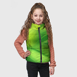 Детский жилет Green lighting background, цвет: 3D-красный — фото 2
