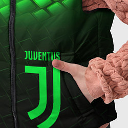 Детский жилет Juventus green logo neon, цвет: 3D-черный — фото 2