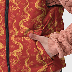 Детский жилет Символ года дракон, цвет: 3D-красный — фото 2