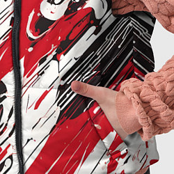 Детский жилет Спонтанные брызги красные, цвет: 3D-черный — фото 2