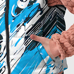 Детский жилет Спонтанные брызги голубые, цвет: 3D-черный — фото 2