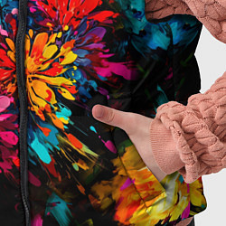 Детский жилет Краски и цветы, цвет: 3D-красный — фото 2