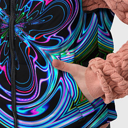 Детский жилет Абстракция neon, цвет: 3D-светло-серый — фото 2