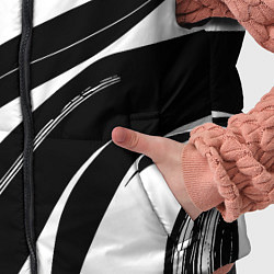 Детский жилет Abstract black and white composition, цвет: 3D-черный — фото 2