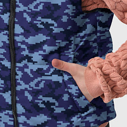 Детский жилет Камуфляж синий - Вадим, цвет: 3D-красный — фото 2