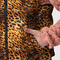 Детский жилет Текстура кожи животного паттерн, цвет: 3D-черный — фото 2