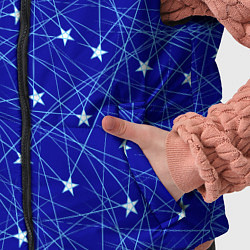 Детский жилет Звездопад на синем, цвет: 3D-красный — фото 2