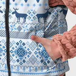 Детский жилет Blue sweater with reindeer, цвет: 3D-светло-серый — фото 2