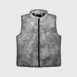 Детский жилет Абстракция - grey sky, цвет: 3D-черный