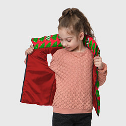 Детский жилет Рождественские ёлки, цвет: 3D-красный — фото 2