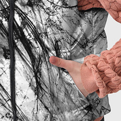 Детский жилет Чёрно белые узоры, цвет: 3D-черный — фото 2