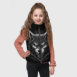 Детский жилет Серый хищник, цвет: 3D-черный — фото 2