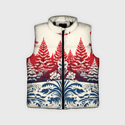 Детский жилет Сказочные мотивы, цвет: 3D-черный