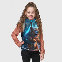 Детский жилет Полярный мишка, цвет: 3D-светло-серый — фото 2