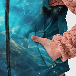 Детский жилет Голубая небула, цвет: 3D-светло-серый — фото 2