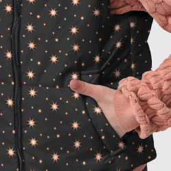 Детский жилет Паттерн со звездочками на сером фоне, цвет: 3D-красный — фото 2