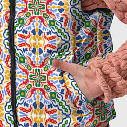 Детский жилет Мелкий красочный узор, цвет: 3D-красный — фото 2