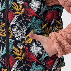 Детский жилет Разноцветные лесные птицы, цвет: 3D-светло-серый — фото 2