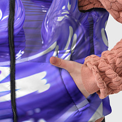 Детский жилет Фиолетовая вязкая абстракция, цвет: 3D-красный — фото 2