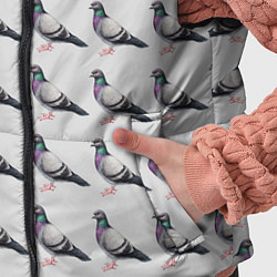 Детский жилет Голуби воркуют, цвет: 3D-светло-серый — фото 2