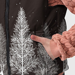 Детский жилет Олени в лесу, цвет: 3D-черный — фото 2