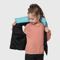 Детский жилет Ретро олимпийка, цвет: 3D-черный — фото 2