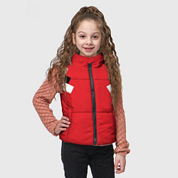 Детский жилет Олимпийка - ретро, цвет: 3D-черный — фото 2