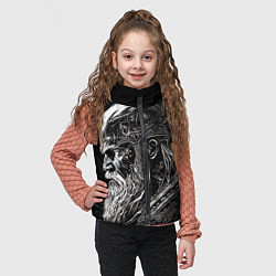 Детский жилет Лидер викингов, цвет: 3D-светло-серый — фото 2
