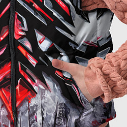 Детский жилет Разлом в стене, цвет: 3D-черный — фото 2