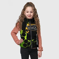 Детский жилет Мерседес AMG тёмный, цвет: 3D-черный — фото 2