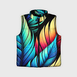 Детский жилет Color feathers - neon, цвет: 3D-черный