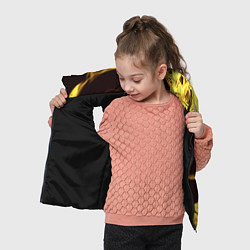 Детский жилет Имперская Россия желтый огонь, цвет: 3D-черный — фото 2