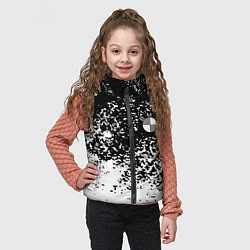 Детский жилет BMW краски текстура, цвет: 3D-черный — фото 2