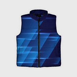 Детский жилет Blue background, цвет: 3D-черный