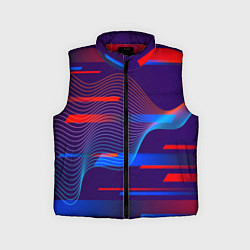 Детский жилет Abstraction colored, цвет: 3D-красный