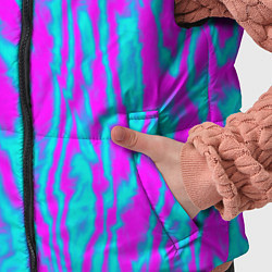 Детский жилет Абстрактные полосы неоновый, цвет: 3D-светло-серый — фото 2