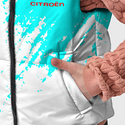 Детский жилет Citroen краски голубой, цвет: 3D-черный — фото 2