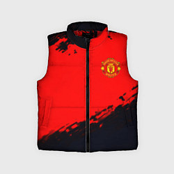 Детский жилет Manchester United colors sport, цвет: 3D-красный