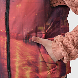 Детский жилет Ночные городские огни, цвет: 3D-черный — фото 2