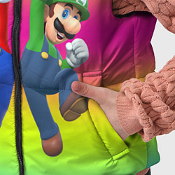 Детский жилет Братья Марио, цвет: 3D-черный — фото 2