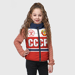 Детский жилет Союз Советских Социалистических Республик - СССР, цвет: 3D-красный — фото 2
