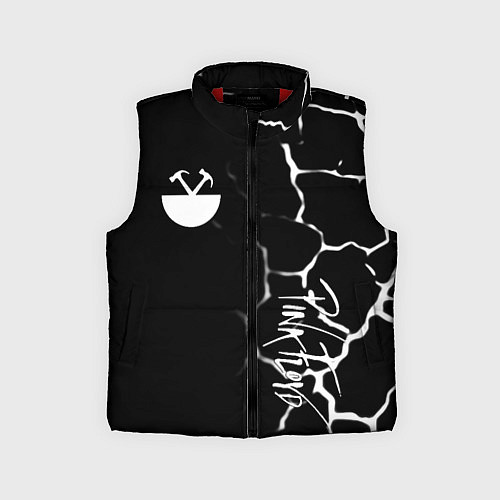 Детский жилет Pink floyd текстура рок / 3D-Красный – фото 1