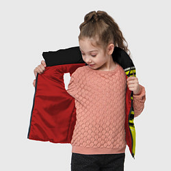 Детский жилет Borussia текстура спорт, цвет: 3D-красный — фото 2