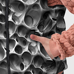 Детский жилет Металл - текстура, цвет: 3D-черный — фото 2